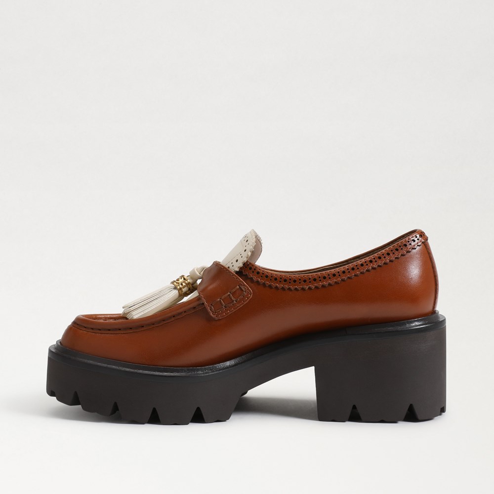 Sam Edelman NEW Everie Leather Slipper Loafers Bright White size