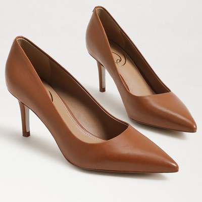 サムエデルマン SAM EDELMAN Womens Brown Dawson Block Heel Slip On