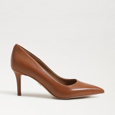 サムエデルマン SAM EDELMAN Womens Brown Dawson Block Heel Slip On